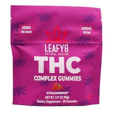 Delta-9 THC Complex Gummies – Strawberry-400mg