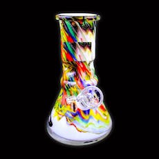 6" Water Bong with Ice Poker