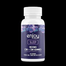 Enjoy: Full Spectrum 1800mg CBD+CBN Sleep Gummies