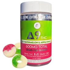 Delta 9 Watermelon & Apple Rings