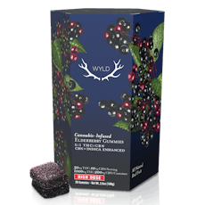 Medical Wyld Elderberry 5:1 THC:CBN Indica Gummies, 1000mg:200mg