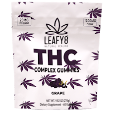 Delta-9 THC Complex Gummies – Grape – 1200mg