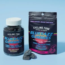 400MG Delta 9 THC + 400 CBD Gummies - Blue Raspberry