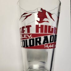 Get High Colorado Pint Glass
