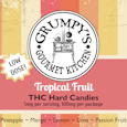 100mg Tropical Fruit Hard Candies 