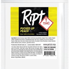 Ript - Pucked Up Peach Sour Gummies - Sativa