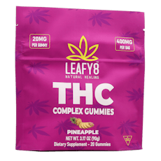 Delta-9 THC Complex Gummies – Pineapple – 400mg