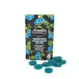 Smokiez: Blue Raspberry Sour Gummies - 10 Pieces/100mg (Indica)