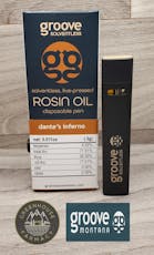 Groove Dante's Inferno .3 gram Live Rosin Disposable Pen