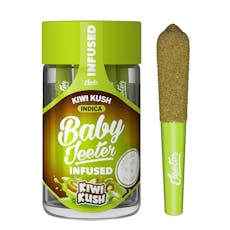 BABY JEETER - Kiwi Kush Infused Preroll Pack 2.5g