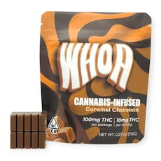 WHOA - Caramel Chocolate Edibles 100mg