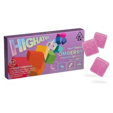 HIGHATUS - Sour Pomberry Gummies 100mg THC & 20mg CBN