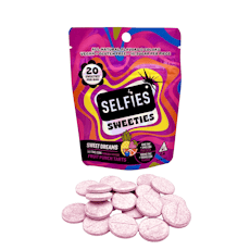 SELFIES - Fruit Punch 1:1 THC:CBN Sweet Dreams Sweeties Infused Tarts 100mg