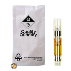 QUALITY OVER QUANTITY - Alien Orange Cookies Live Resin Cartridge 1g