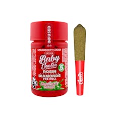 BABY JEETER - Strawberry Cough Rosin Infused Preroll Pack 2.5g
