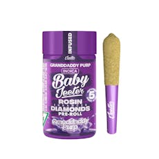 BABY JEETER - Granddaddy Purp Rosin Infused Preroll Pack 2.5g