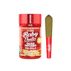 BABY JEETER - Apples And Bananas Rosin Infused Preroll Pack 2.5g