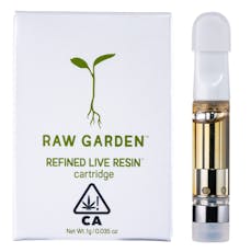 RAW GARDEN - Fresh Water Taffy Live Resin Cartridge 1g
