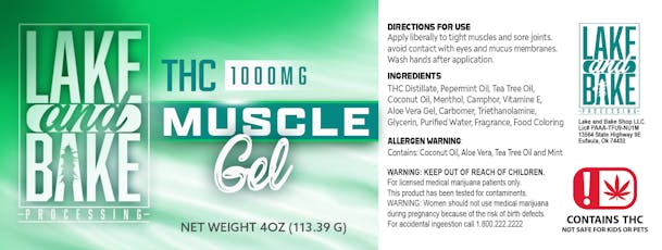Muscle Gel 1000mg