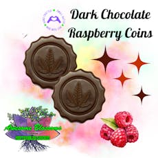 Dark Chocolate Raspberry Coins
