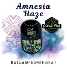 Amnesia Haze .5g Distillate Disposable