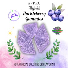 All Natural - 5 Pack Huckleberry Hybrid Gummies