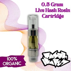Hash Burger .5g Live Rosin Cartridge