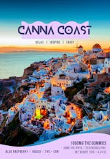 Canna Coast 1000mg Gummies Blue Raspberry