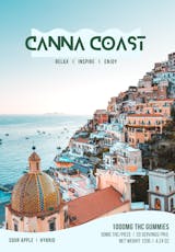 Canna Coast 1000mg Gummies Sour Apple