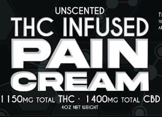Enchanted Botanicals 1300mg 1:1 Unscented Pain Cream
