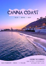 Canna Coast 1000mg Gummies Kiwi Strawberry