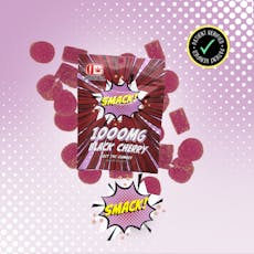 Smack! Xtrax 1000mg Gummies Black Cherry
