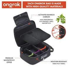 Ongrok Large Smell Proof Case with Combo Lock