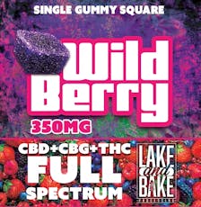 Lake and Bake 120mg Full Spec Gummy Wildberry