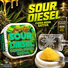 Sooner Glue 1g Cured Resin Sour Diesel