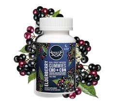250mg CBD 50mg CBN Gummies | Elderberry (Sleep) by WYLD CBD