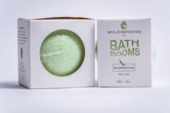 100mg CBD Bath Bomb | Eucalyptus (Birch) by WILDSPRING CBD