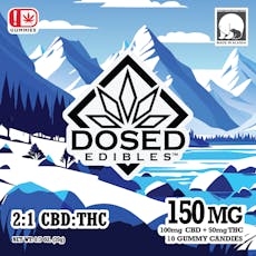 50mg Dosed Gummies | 2:1 CBD:THC by DOSED EDIBLES ALASKA