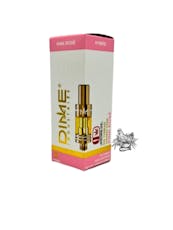 DIME-1000MG TANK VAPE CART-PINK ROSE-HYBRID