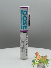 DOSE-1G INFUSED KING PALM BLUNT-GOD'S GIFT-INDICA