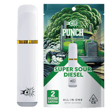 Disposable Vape - Punch - 2G Disposable Vape - Super Sour Diesel