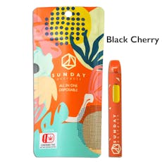 Disposable Vape - Sunday - 2g Disposable Vape - Black Cherry