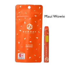 Disposable Vape - Sunday - 2g Disposable Vape - Maui Wowie
