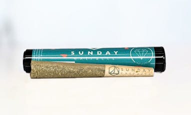 Infused Preroll - Sunday Extracts - 0.75g Diamond Infused Preroll - Wedding Cake