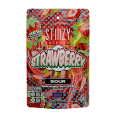 STIIIZY - Mylar Gummy - Sour Strawberry - 100mg