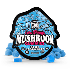 Extra Strength Blue Raspberry Mushroom Gummies