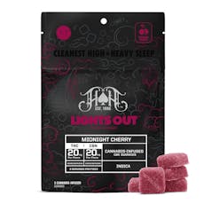Gummies | 20mg 5pk | Midnight Cherry (Lights Out) CBN
