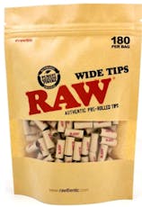 Raw - Tips Wide - 180ct