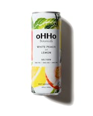 OHHO | Beverage | 12oz | White Peach & Lemon Seltzer | 1:1:1 (THC:CBD:CBG)