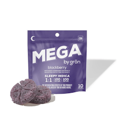 Gron Mega Blackberry 1:1 CBN/THC - 100mg THC/100mg CBN